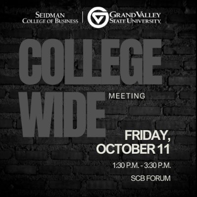 College Wide Meeting Notification